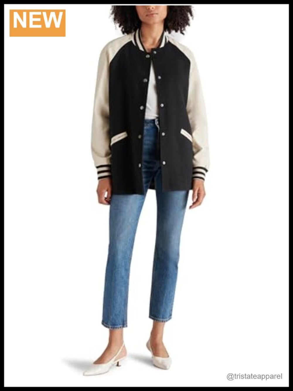 Women's Casual Stadium Coat Water Repellent Snap Front Long Sleeve Overcoat